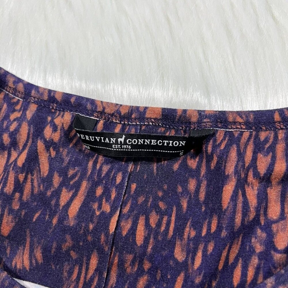 Peruvian Connection Size Small Patterned Sleevele… - image 7